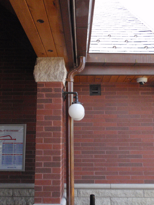 Copper Downspout Corrugated Old World Distributors, Inc.